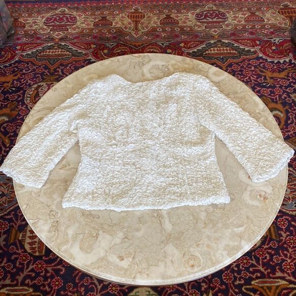 Tangarine Jill 100% Silk Jacket - Picture 7 of 14